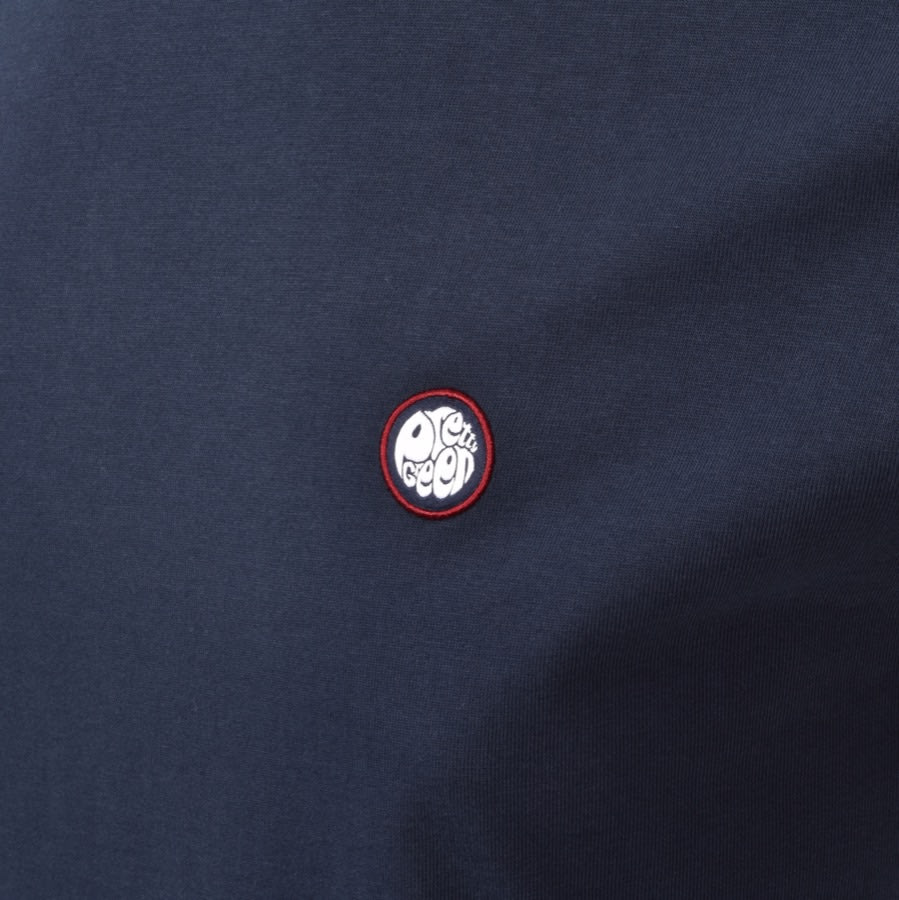 Alternative Image for ProductPretty Green Tilby Tipped T Shirt Navy3